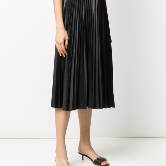 NWT PINKO Pleated Mesh Skirt - Picture 2 of 6